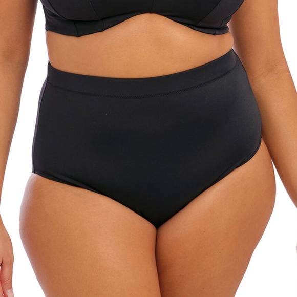 NEW Elomi Isis Essentials Classic Bikini Brief Swim Bottom 7600 Black - Picture 1 of 5